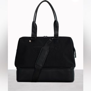 BEIS The Weekender in Black in like new condition, beautiful large bag for trips